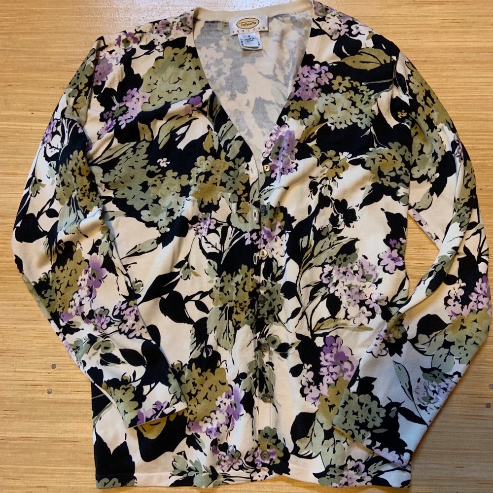 Floral Talbots Cardigan